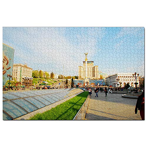 Unabhängigkeitsplatz Kiew Ukraine Puzzle 500 Teile Spiel Kunstwerk Reise Souvenir 52x38CM von AFHMZ