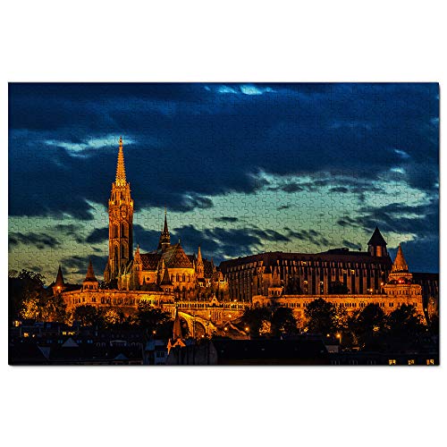Ungarn Matthiaskirche Budapest Puzzle 500 Teile Spiel Kunstwerk Reise Souvenir 52x38CM von AFHMZ