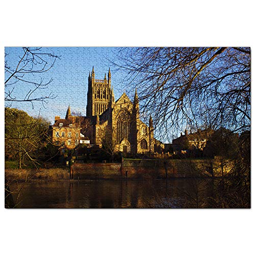 Worcester Cathedral, England, Vereinigtes Königreich, Puzzle für Erwachsene, 100 Teile, Reisesouvenir, 45,5 x 35,5 cm von AFHMZ