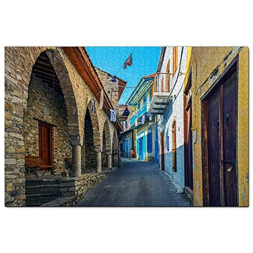 Zypern Pano Lefkara Puzzle 500 Teile Spiel Kunstwerk Reise Souvenir 52x38CM von AFHMZ