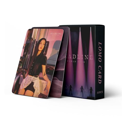 55 Stück Kpop Karten BP Cards BP Deadline Mini Karten Deadline Album Karten BP Merch Photocards Set Kpop Foto Geschenk für Fans von AFSC