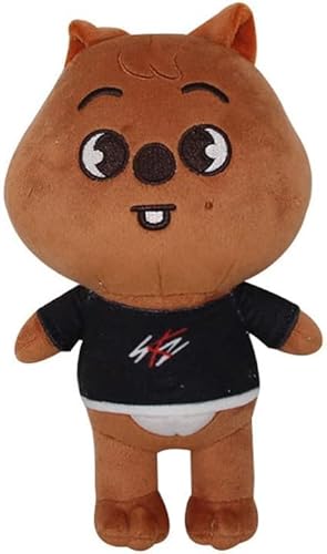 AFSC Kpop Stray Kids Puppe aus Plüsch, Skzoo, Cartoon, Spielzeug aus weichem Plüsch, SKZ Zeichnung für Fans, 20 cm (Han Quokka) von AFSC