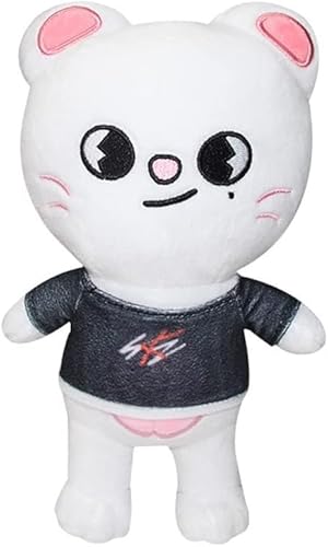 AFSC Kpop Stray Kids Puppe aus Plüsch, Skzoo, Cartoon, weiches Plüschspielzeug, SKZ Zeichnung für Fans, 20 cm (Jiniret) von AFSC