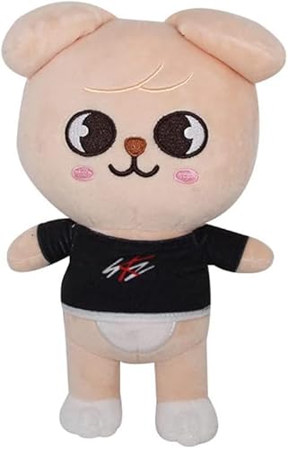 AFSC Kpop Stray Kids Puppe aus Plüsch, Skzoo, Cartoon, weiches Plüschspielzeug, SKZ Zeichnung für Fans, 20 cm (Puppym) von AFSC