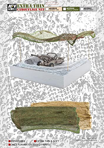 AFV CLUB AFVAC35020 Modellbauzubehör Camouflage NET-Jungle Green AFV CLUB AFVAC35020 Modellbauzubehör Camouflage NET-Jungle Green von AFV Club