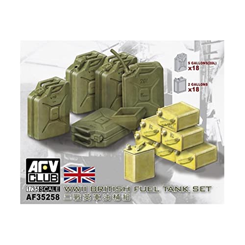 AFV-Club AF 35258 WWII British Fuel Tank Set, Fahrzeuge von AFV Club