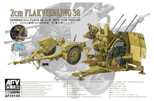 AFV-Club AF35149 Flakvierling 38 with Trailer, Waffen und Wehrtechnik, 4 x 2 cm AFV-Club AF35149 Flakvierling 38 with Trailer, Waffen und Wehrtechnik, 4 x 2 cm von AFV Club