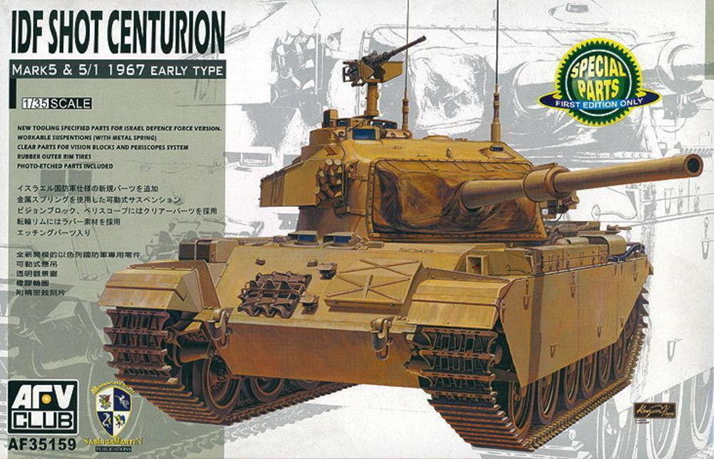 IDF Shot Centurion Mark 5 & 5/1 1967 Early Type IDF Shot Centurion Mark 5 & 5/1 1967 Early Type von AFV-Club