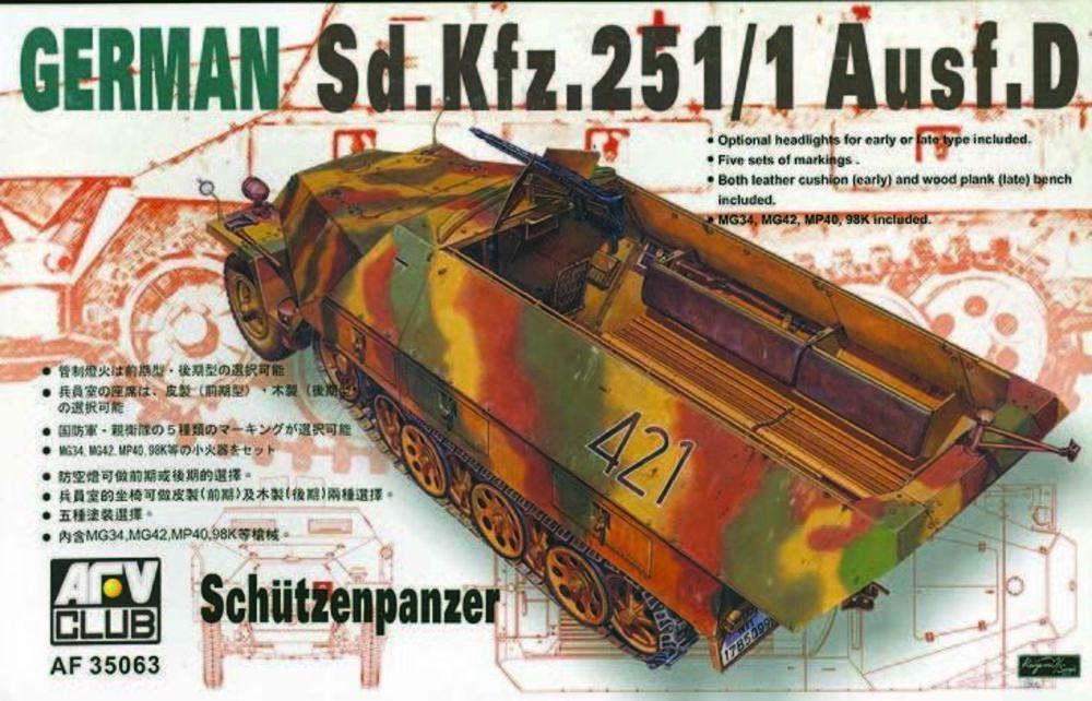 SDKFZ 251 D/1 HALF TRACK SDKFZ 251 D/1 HALF TRACK von AFV-Club