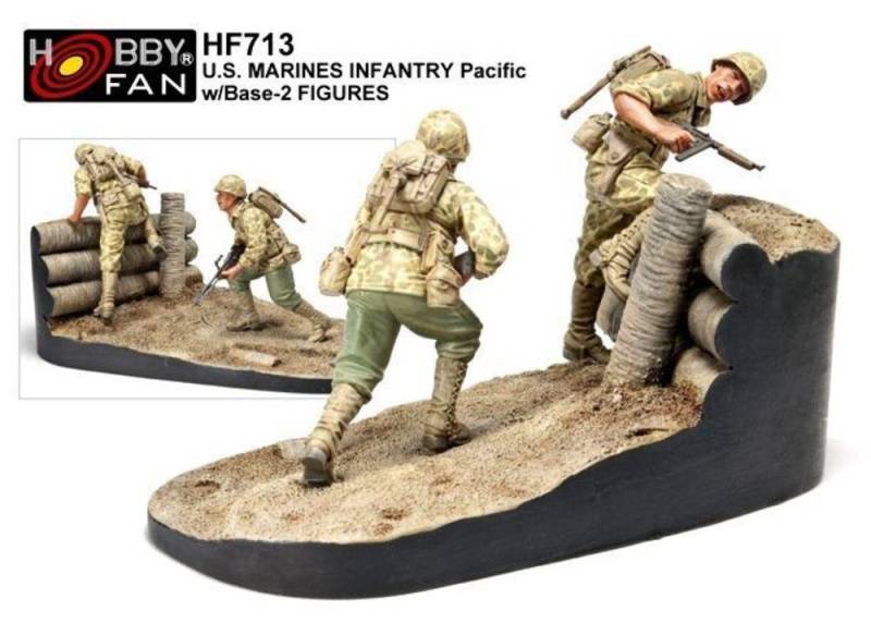 US Marines Infantry Pacific - 2 Figuren von Hobby Fan
