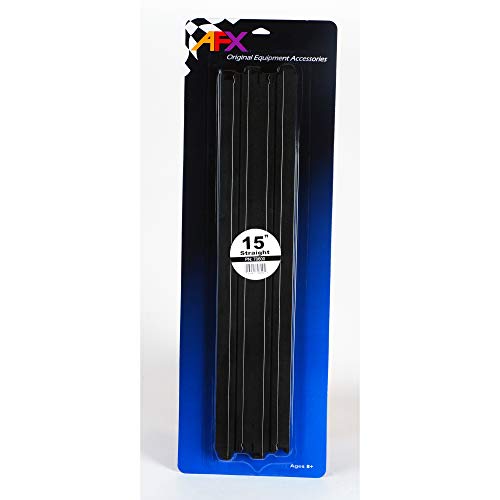 AFX Racing 70600 Schiene, gerade, 15 Zoll (38,1 cm), 2 Stück von AFX