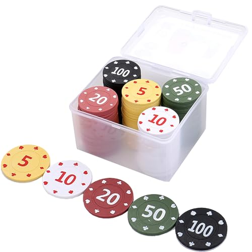 AGD LIGHTS 100PCS Pokerchips, Pokerkoffer und Box von AGD LIGHTS