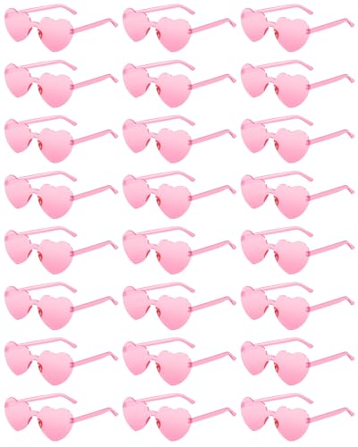 AGGKKY 12 Paar herzförmige Sonnenbrillen für Damen und Mädchen, bunte Regenbogen-Sonnenbrillen, randlos, lustig, modisch, klar, herzförmige Sonnenbrille, Souvenirs AGGKKY 12 Paar herzförmige Sonnenbrillen für Damen und Mädchen, bunte Regenbogen-Sonnenbrillen, randlos, lustig, modisch, klar, herzförmige Sonnenbrille, Souvenirs von AGGKKY
