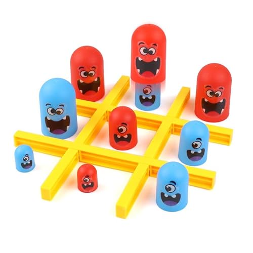 Lustiges Tic Tac Toe Brettspiel, pädagogisches Spielzeug für Kinder, Brain Thinking Entwicklung, Eltern Kind Interaktion und Wettbewerbsspiele, Weihnachten und Geburtstag Party, Familienspiele von AGIG