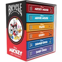 Bicycle® Disney Mickey & Friends Box Set (Designer Spielkarten, Poker, Skat...) von AGM Müller