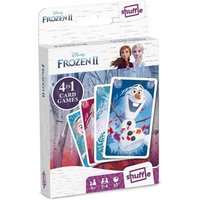 Shuffle 10006570 - Disney Frozen II Die Eiskönigin 2, 4in1 Kartenspiel von Cartamundi