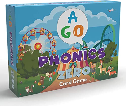 AGO Phonics Zero: Phonics-Kartenspiel für 5-7 Jährige - Lernen durch Spielen mit CVC-Wörtern und 2 Schwierigkeitsstufen von AGO