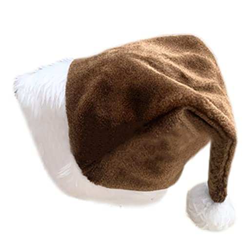 AGONEIR Pelzige Weihnachtsmütze, Weihnachtsmütze, Partyhut, Plüsch, Nikolausmütze, Navidad Requisiten, Neujahr, dicke Weihnachtsmütze für Erwachsene, Kinder, Weihnachtsmützen und Erwachsene AGONEIR Pelzige Weihnachtsmütze, Weihnachtsmütze, Partyhut, Plüsch, Nikolausmütze, Navidad Requisiten, Neujahr, dicke Weihnachtsmütze für Erwachsene, Kinder, Weihnachtsmützen und Erwachsene von AGONEIR