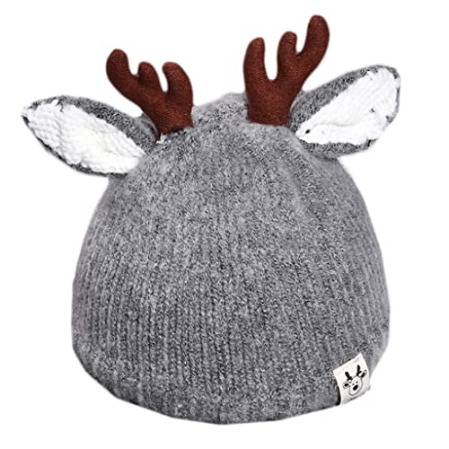 AGONEIR Weihnachtsmütze mit süßem Geweih für kreative Weihnachtsmütze, Wolle, Strickmütze für Kinder, Baby, Kinder, Festival, Urlaub, P, Weihnachtsmützen für Männer, Frauen, Kinder AGONEIR Weihnachtsmütze mit süßem Geweih für kreative Weihnachtsmütze, Wolle, Strickmütze für Kinder, Baby, Kinder, Festival, Urlaub, P, Weihnachtsmützen für Männer, Frauen, Kinder von AGONEIR