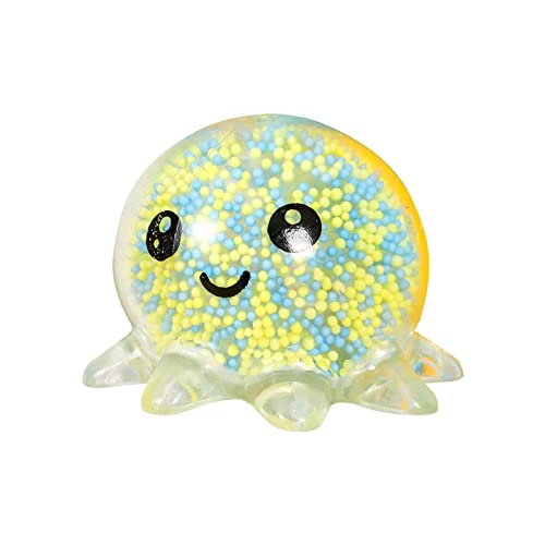 Handdehnbares Spielzeug Squeeze Octopus LED Ball Sensorischer Neuheitsknebel Für Kinder Stressabbau Niedliche Requisiten Mehlball Bulk Mehl Stressabbau Mit Für Kinder Packung von AGONEIR