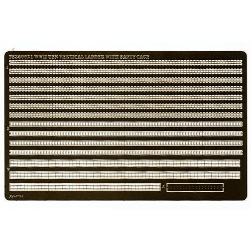 1/350-Skalige US Navy-Leiter Mit Sicherheitsgitter Für Die Zweite Weltkrieg – Fotogravierte Metall-Upgrade-Teile Für Kriegsschiffmodellbausätze von AGSDGAWD