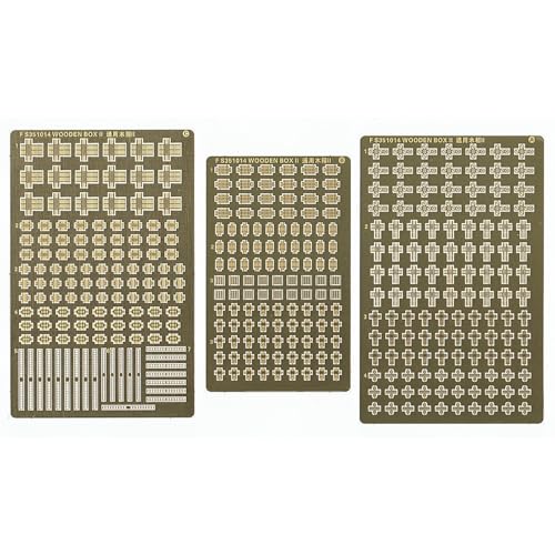 1/350-Skalige Universal-Holzkisten – Fotogravierte Metall-Detailteile Für Schiffs- Und Diorama-Modelle 1/350-Skalige Universal-Holzkisten – Fotogravierte Metall-Detailteile Für Schiffs- Und Diorama-Modelle von AGSDGAWD