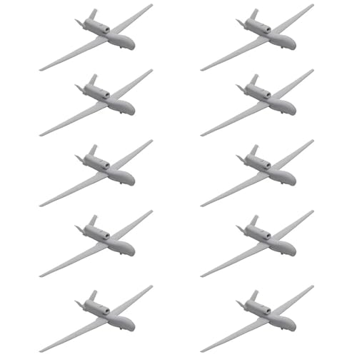 10 STÜCKE DIY Modell Global Hawk RQ-4A UAV 1/2000 1/700 1/400 1/350 Maßstab Simulation Aufklärungsflugzeug Harz Unbemanntes Spionageflugzeug Militärmodell(1/700 (50mm)) von AGSDGAWD