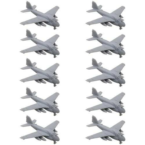 10 STÜCKE Modellschiff Flugzeug A-6E 1/2000 1/700 1/400 1/350 3D Militärmodell Ungefärbte Simulation Flugzeug DIY Ornamente(1/400 (40.2mm)) von AGSDGAWD