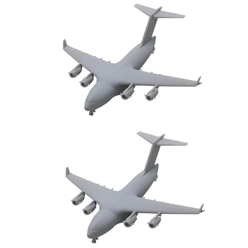 2 STK Transportflugzeugmodell C-17 Globemaster III Maßstab 1/700 1/400 1/350 Harzmodell Luftfrachter Transport Von Flugzeugen DIY Bastelbegeisterte(1/700 (76mm)) von AGSDGAWD