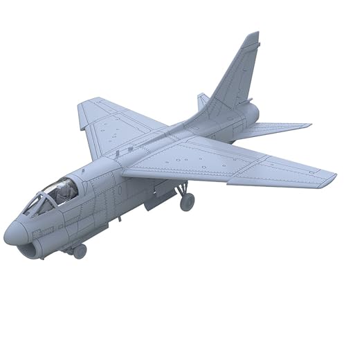 2 STK. 3D-Militärmodell, Maßstab 1/200, US A-7 II Kampfflugzeug, Ungefärbtes Harzmodell for Die DIY-Miniaturformensammlung von AGSDGAWD