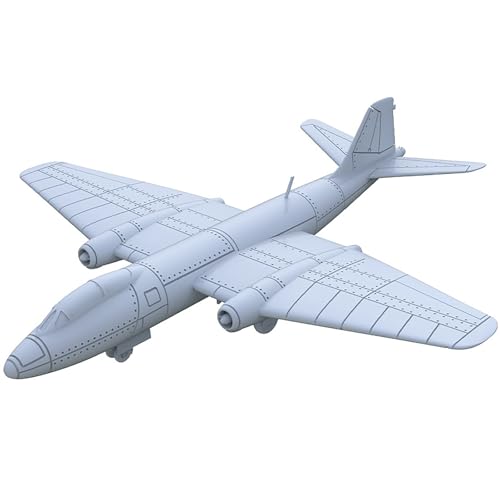 2 STÜCKE 3D-Militärmodell, Maßstab 1/200, United States Air Force B-57B Canberra Bomber Fighter, Ungefärbtes Harzmodell for Die Hobby-Sammlung von AGSDGAWD