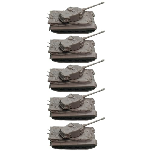 5 STK. Königstiger-Panzer-Harzmodellbausätze Im Maßstab 1/144, Militärminiatur for Selberbauen, 3D-gedruckt for Sammeln Und Ausstellen von AGSDGAWD