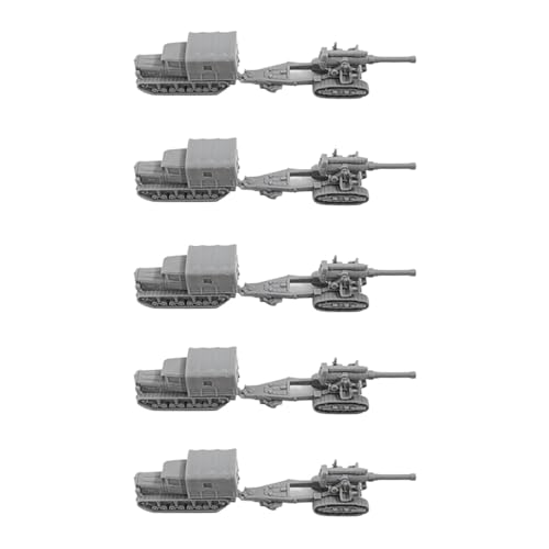 5 STÜCK 1/144 DIY Komintern Artillerie-Traktor & B-4 203mm Haubitze 3D-Harzmodell, Sowjetisches WWII Schweres Waffenset 5 STÜCK 1/144 DIY Komintern Artillerie-Traktor & B-4 203mm Haubitze 3D-Harzmodell, Sowjetisches WWII Schweres Waffenset von AGSDGAWD