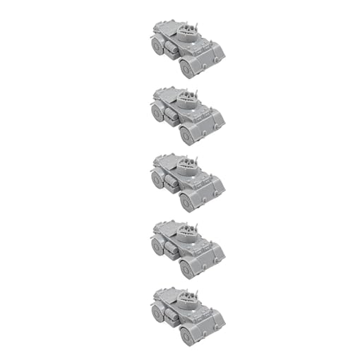 5 STÜCK 1/144 DIY T17E2 Staghound AA Fahrzeug 3D Resin Modellbausatz – In Den USA Gebautes „Staghound“ Flugabwehrfahrzeug 5 STÜCK 1/144 DIY T17E2 Staghound AA Fahrzeug 3D Resin Modellbausatz – In Den USA Gebautes „Staghound“ Flugabwehrfahrzeug von AGSDGAWD