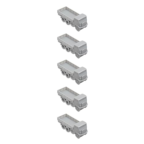 5 STÜCKE 1/144 DIY Italienischer Breda 52 8,5-Tonnen-Mittelgroßer Militär-LKW Harzmodell Im Maßstab 1:144 for Fahrzeugmodellsammler von AGSDGAWD