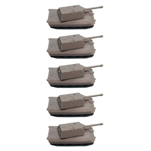 5 STÜCKE 1/144 DIY Modell E100 Tank 3D Harz Militärmodell for Militärbegeisterte Und Displaysammlungen von AGSDGAWD