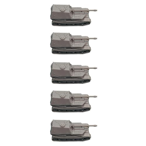 5 STÜCKE 1/144 DIY-Modell Elefant Tank Destroyer 3D-Harz-Modell Im Maßstab 1:144 for Militärbegeisterte Und Ausstellungssammlungen von AGSDGAWD