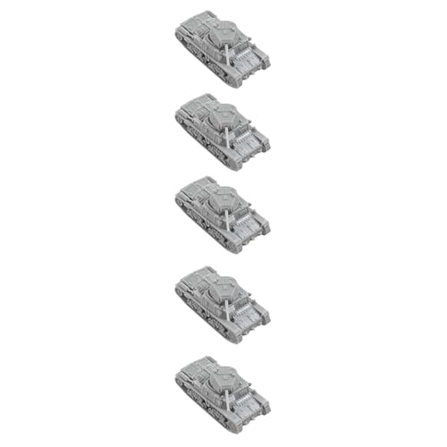5 STÜCKE 1/144 DIY-Modell Italienischer M15/42 Mittlerer Panzer (WWII Ära) 3D-Harz-Modell Im Maßstab for Militärdioramen Und Displays von AGSDGAWD