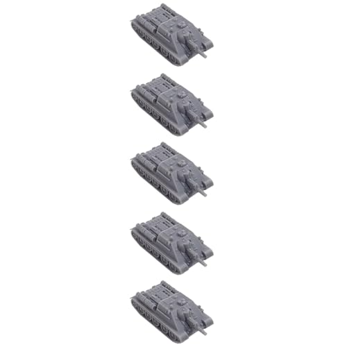 5 STÜCKE 1/144 DIY-Modell SU-122 Panzerzerstörer SU-122 Sturmgeschütz 3D-Militärmodell Aus Kunstharz for Militärbegeisterte Und Ausstellungssammlungen von AGSDGAWD