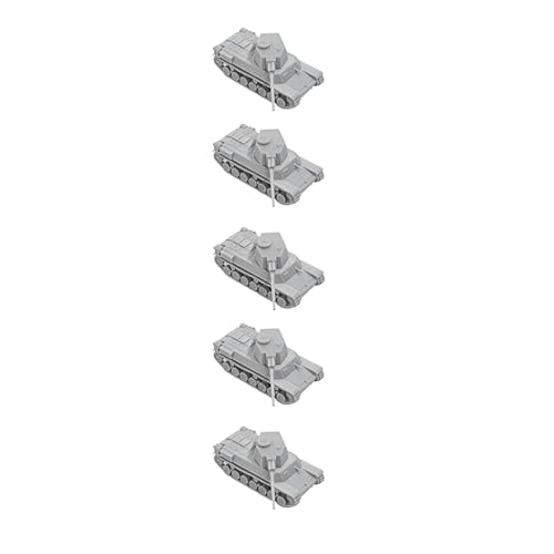 5 STÜCKE 1/144 DIY Typ 4 Chi-to Medium Tank Harz Maßstab Modell for WWII Militär Enthusiasten Und Sammler von AGSDGAWD