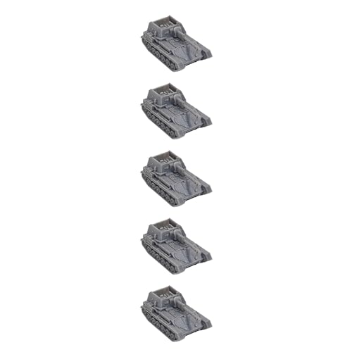 5 STÜCKE 1/144 Maßstab DIY Militärmodell SU-76 Panzerzerstörer 3D Harz Modellbausatz for Diorama-Displays von AGSDGAWD