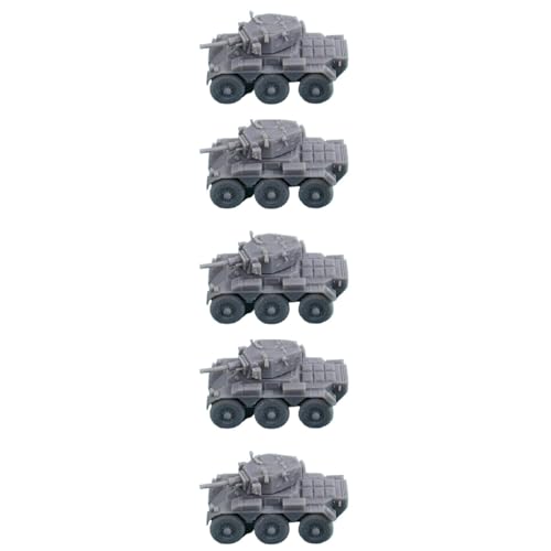 5 STÜCKE 1/144 Maßstab DIY Modell Alvis Saladin Panzerfahrzeug 3D Harz Militär Kit for Enthusiasten Und Display Sammlungen von AGSDGAWD