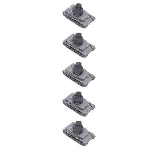 5 STÜCKE 1/144 Maßstab DIY Modell Panzer IV AUSF. F Tank 3D Harz Militär Kit for Enthusiasten Und Diorama Displays von AGSDGAWD