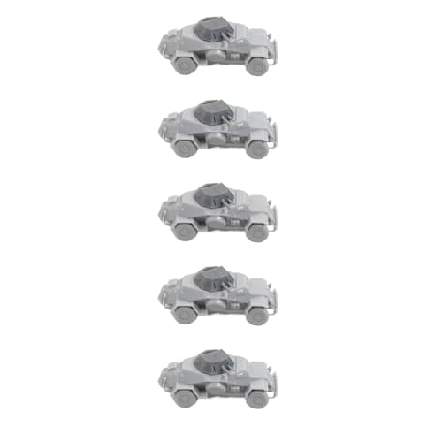 5 STÜCKE 1/144 Maßstab DIY Modell Sd.Kfz.222 Gepanzertes Aufklärungsfahrzeug 3D Harz Militär Kit for Diorama Displays von AGSDGAWD