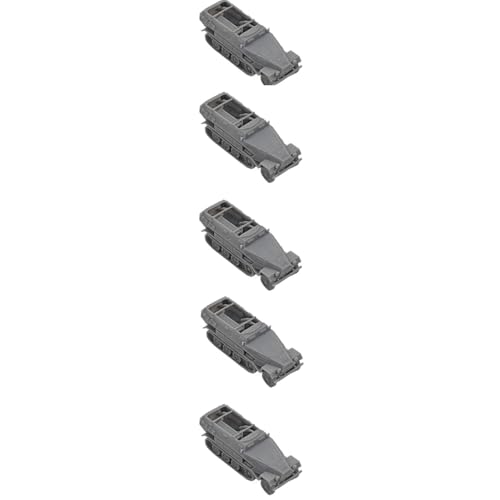 5 STÜCKE 1/144 Maßstab DIY Modell Sd.Kfz.251 Medizinischer Gepanzerter Personentransporter 3D Harz Militär Kit for Enthusiasten Und Diorama Displays von AGSDGAWD