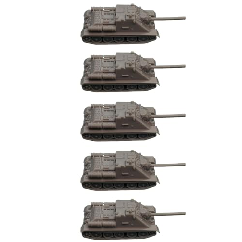 5 STÜCKE 1/144 Skala SU-85 Tank Destroyer 3D Harz Modell DIY Military Sammeln Diorama von AGSDGAWD