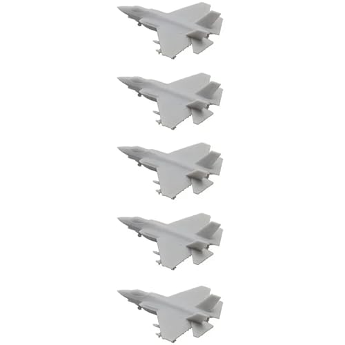5 STÜCKE 1/2000-1/350 Maßstab F-35C Lightning II Modell Kampfflugzeug Harz Montage Trägerflugzeug for RC Schiff DIY Miniatur Formensammlung(1/350 (44mm)) von AGSDGAWD