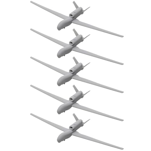 5 STÜCKE DIY Modell RQ-4A Global Hawk Form 1/350 1/400 1/700 1/2000 Maßstab Flugzeug Militärmodell for DIY Szene Montageform(1/700 (50mm)) von AGSDGAWD