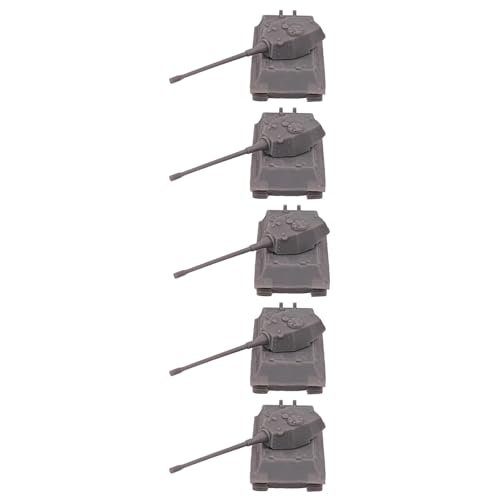 5PCS 1/144 Skala WWII E75 Tank Harz Modell DIY Militär Modell for Sammlung Und Anzeige von AGSDGAWD