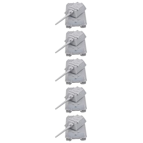 5PCS Militärmodell E100 Heavy Tank (Krupp Turret) Im Maßstab 1:144, Unbemalt, 3D-Harzmodelle for Die Militärsammlung von AGSDGAWD